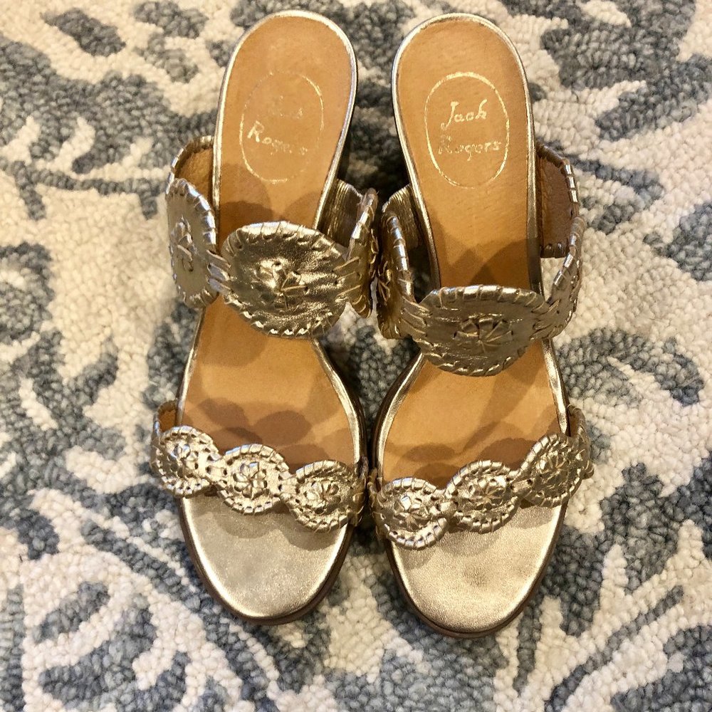 Jack Rogers "Lauren" Mid-Heel - Sz 9.5